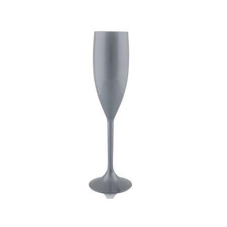 Taça Acrílica Champagne Prata 200ml