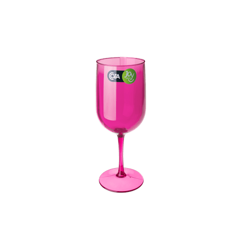 Taça Água/Vinho - Fun 8,1 X 8,1 X 20,5 Cm 380 Ml Rosa Coza