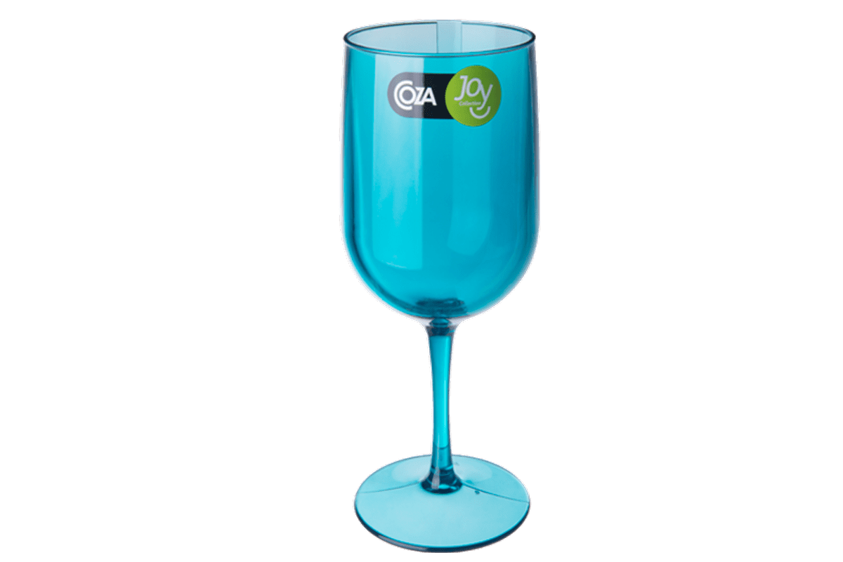 Taça Água/Vinho - Fun 8,1 X 8,1 X 20,5 Cm 380 Ml Verde Coza