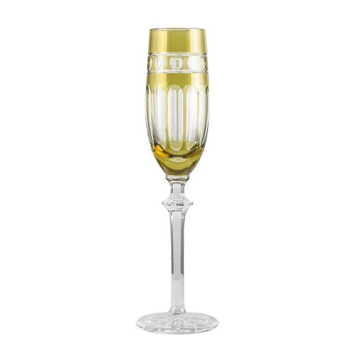 Taça Champagne Cristal Pistache