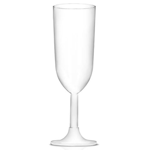 Taça Champagne Descartável Cristal 220ml C/4 - Strawplast