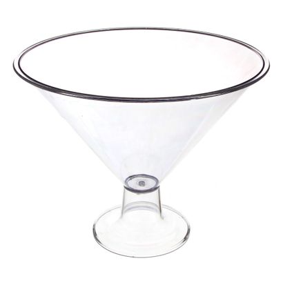 Taça de Acrílico Martini Três Triângulos