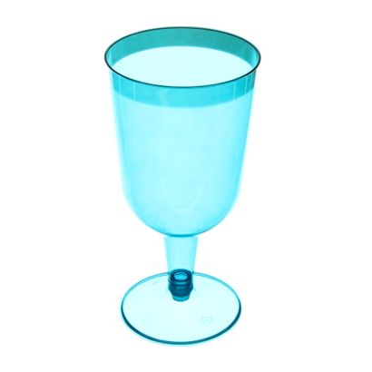 Taça de Acrílico para Vinho Luxo Linha Color Blue 4un Decorplastic