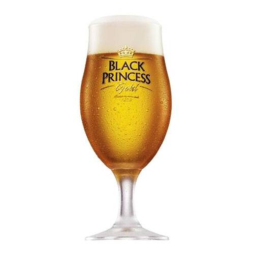 Taça de Cristal 300ml para Cerveja Black Princess Gold