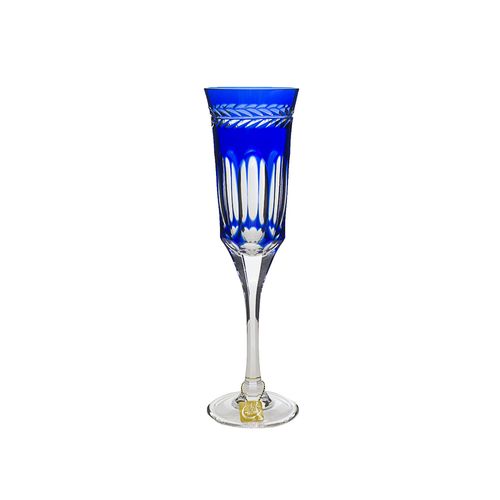 Taça de Cristal para Champagne Azul Escuro Sonata 190ml - Sonata - Mozart Cristais
