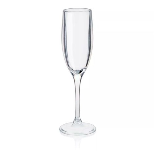 Taça para Champagne de Plástico Incolor 110ML - 28720