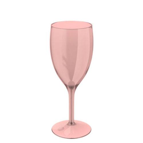 Taça para Vinho/água Rosa 350 Ml