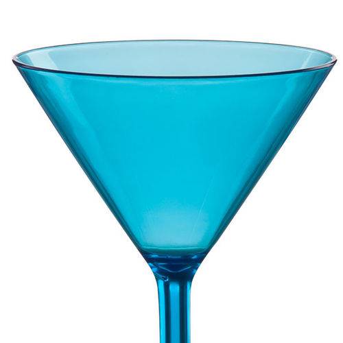 Taça Plástica Champagne Azul