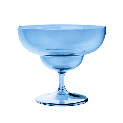 Taça Sobremesa Charme Azul Neon 450ml Plastifesta