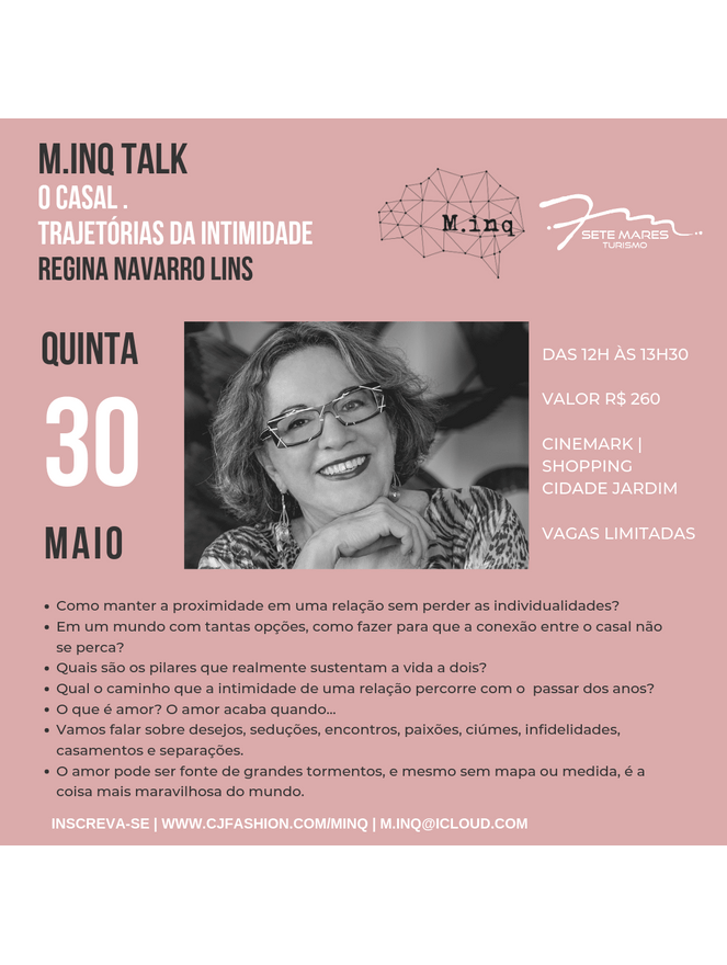 Talk o Casal: Trajetórias da Intimidade com Regina Navarro Lins