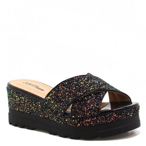 Tamanco Zariff Shoes Plataforma Glitter 90705 | Betisa
