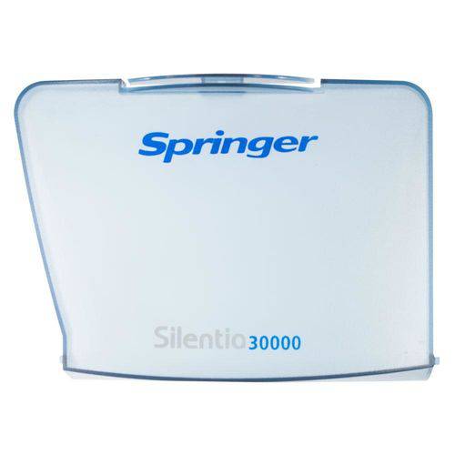 Tampa Acrilica Azul do Botao Ar Condicionado Springer Silentia 30000 Btus