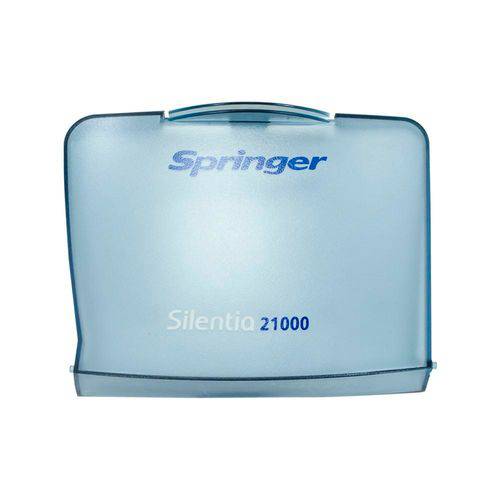 Tampa Acrilica Azul do Botao Ar Condicionado Springer Silentia 21000 Btus