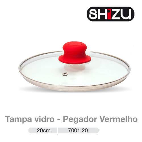 Tampa Vidro - Pegador Vermelho - 20cm Vermelha Shizu