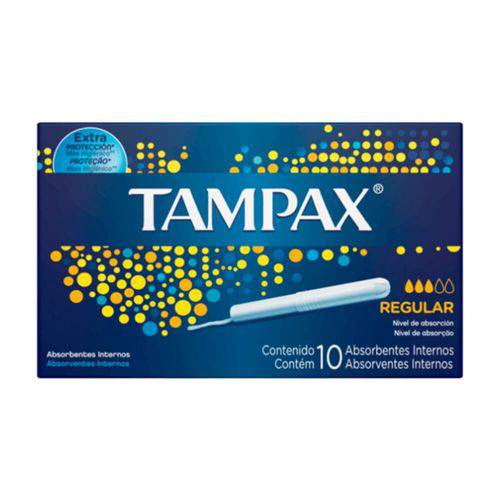Tampax Absorvente Íntimo Regular C/10