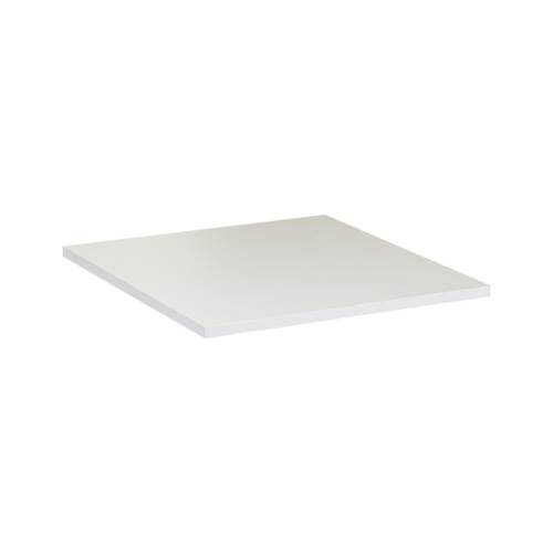 Tampo Madeira 80cm Quadrado Branco - Or Design Branco 80 Cm
