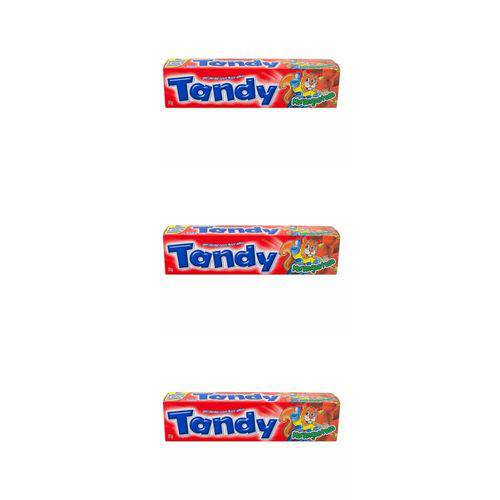 Tandy Morangostoso Creme Dental Infantil 50g (kit C/03)