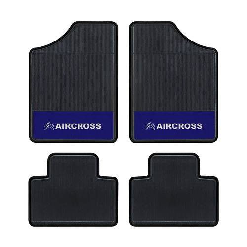 Tapete Automotivo - Aircross - Base Azul - Logo Citroen