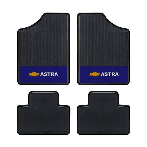 Tapete Automotivo - Astra - Base Azul - Logo Chevrolet