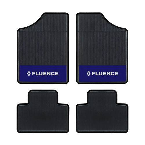 Tapete Automotivo - Fluence - Base Azul - Logo Renault