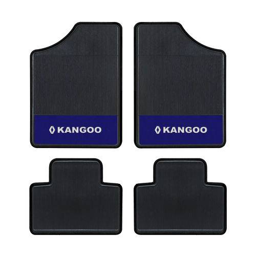 Tapete Automotivo - Kangoo - Base Azul - Logo Renault
