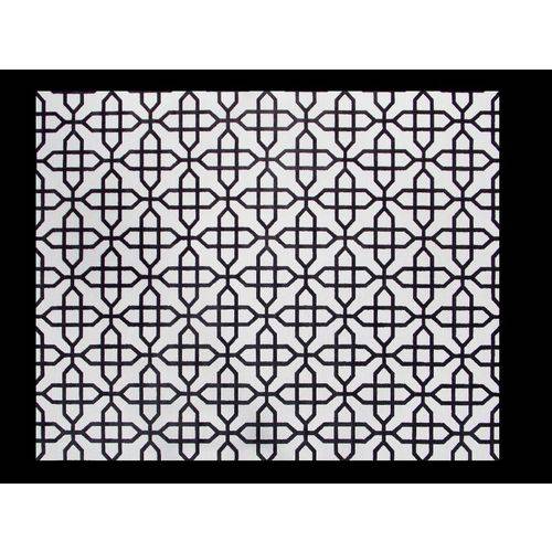 Tapete Belga Illusion 1,4x1m Geometrico 4 Preto 100x140cm