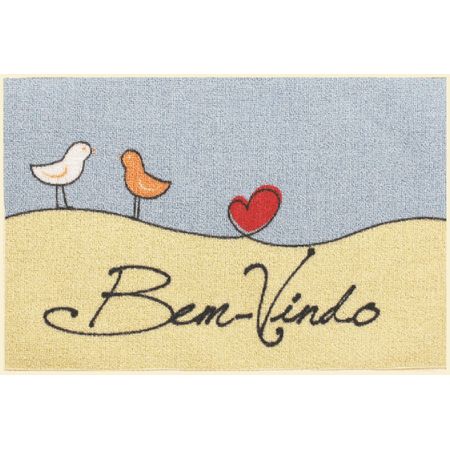 Tapete Cleankasa Cozinha 40X60cm - Love Bird Love Bird