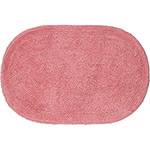 Tapete Color Rosa Oval 40x60cm - Aroeira Home