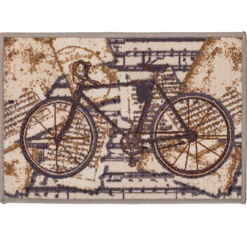 Tapete de Porta Carpe Diem Corttex - 100% Poliamida Color Art - Bicicleta