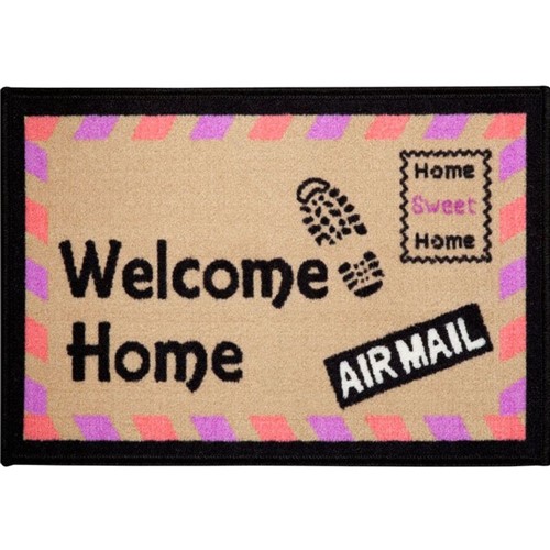 Tapete Happy Day Air Mail 40x60cm - 100% Poliéster - Color Art - Corttex