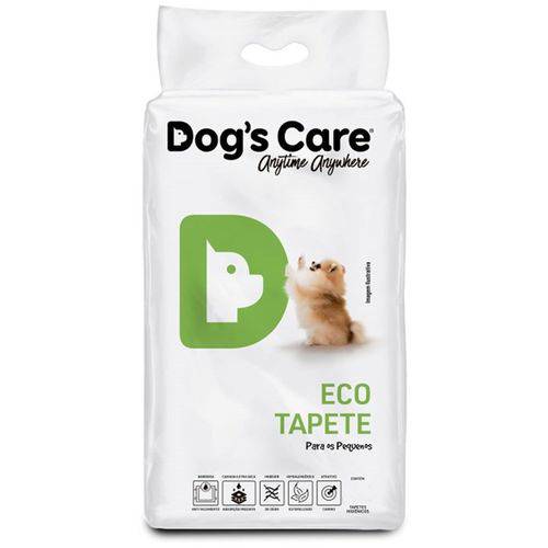 Tapete Higiênico Dog's Care Descartável Eco Pequeno Porte