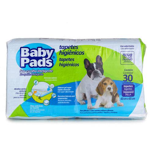Tapete Higiênico Petix Baby Pads para Cães - 30 Unidades