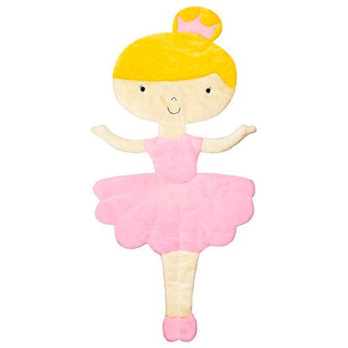 Tapete Menina Ballet Rosa - Anjos Baby Decoração Infantil EST-353