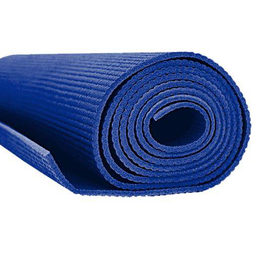 Tapete para Exercícios Yoga Pilates Pvc 60cm Azul – Acte T11