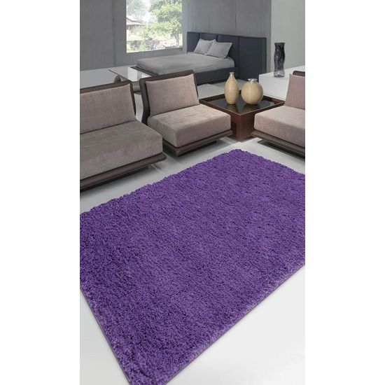 Tapete Realce Liso 150X200 Cm Lilas