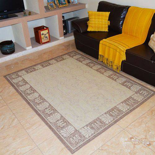 Tapete Sisal Look Indiano 150 X 200 Cm - Tapetes Rayza