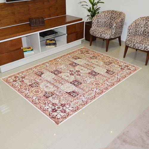 Tapete Veludo Marbella Imperial Isfahan Creme 48 X 90cm - Rayza Tapetes