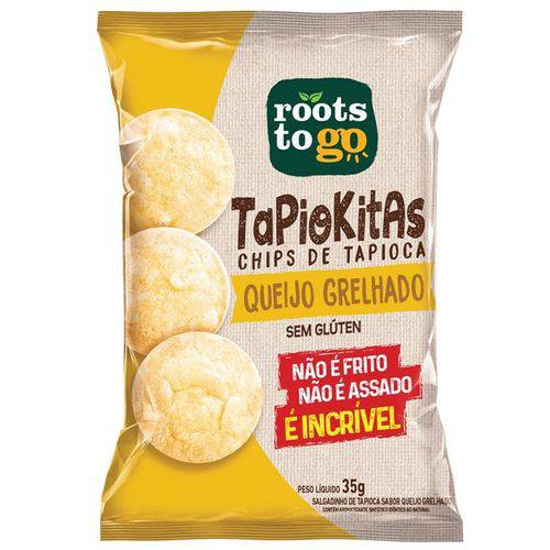 Tapiokitas Chips Queijo Grelhado S/ Glúten Roots To Go 35g