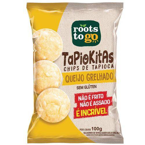 Tapiokitas Chips Queijo Grelhado Sem Glúten Roots To Go 100g