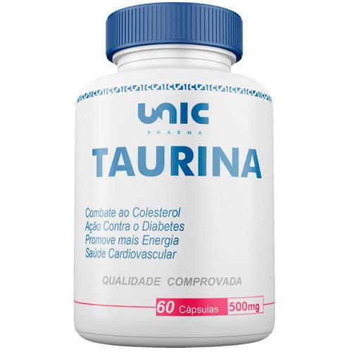 Taurina 500mg 60 Caps Unicpharma