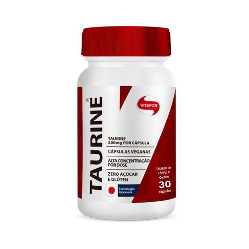 Taurine 500mg 30 Caps - Vitafor