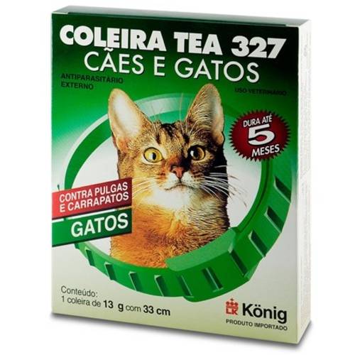 Tea Coleira 327 para Gatos - 13cm