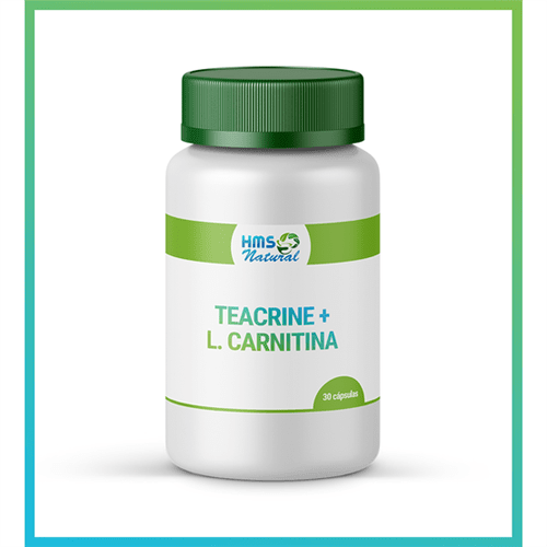 Teacrine + Carnitina Cápsulas Vegan 30cápsulas