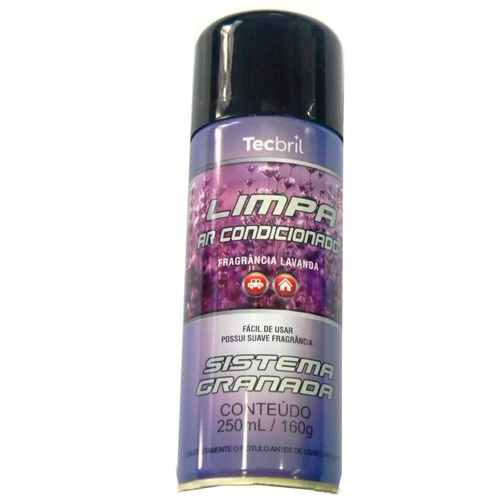 Tecbril Spray Higienizador Ar Condicionado Lavanda 200ml