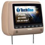 Tech One Encosto Cabeca Monitor S/ Dvd Bege Slim