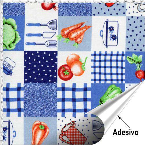 Tecido Adesivo para Patchwork - Cozinha 002 (45x70)