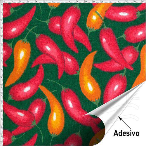 Tecido Adesivo para Patchwork - Flor e Frutos 004 (45x70)