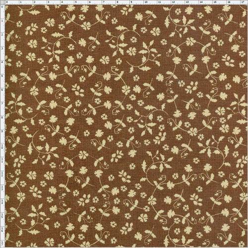Tecido Adesivo para Patchwork - Flor e Frutos 013 (45x70)