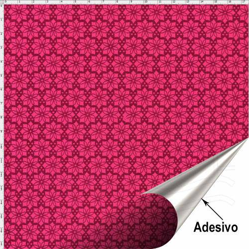 Tecido Adesivo para Patchwork - Flor e Frutos 095 (45x70)
