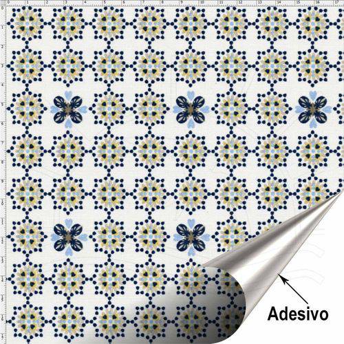 Tecido Adesivo para Patchwork - Flor e Frutos 099 (45x70)